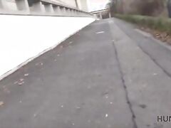 HUNT4K. Man should watch how his girlfriend Jenifer Red