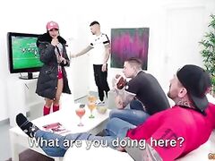 Tattooed BRUTE Plows Latina Canela Skin